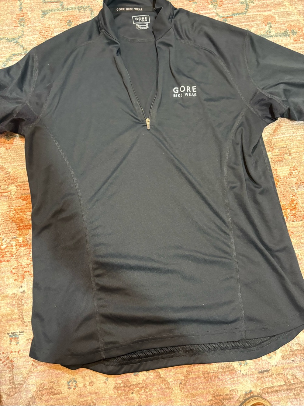 Gore Men's Black Cycling Jersey - Short Zip